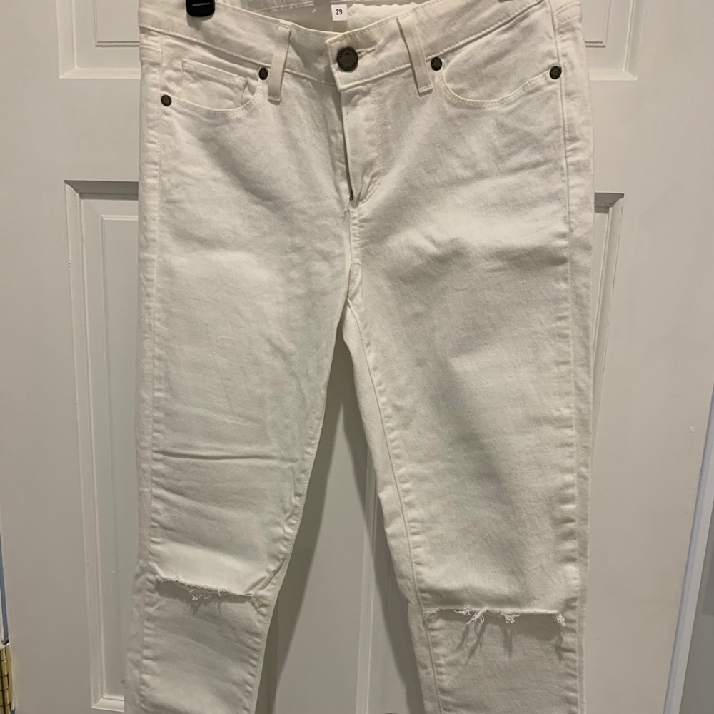 Paige Jeans with cut outs at the knees